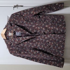 LL Bean Print Blazer Women's size 14P